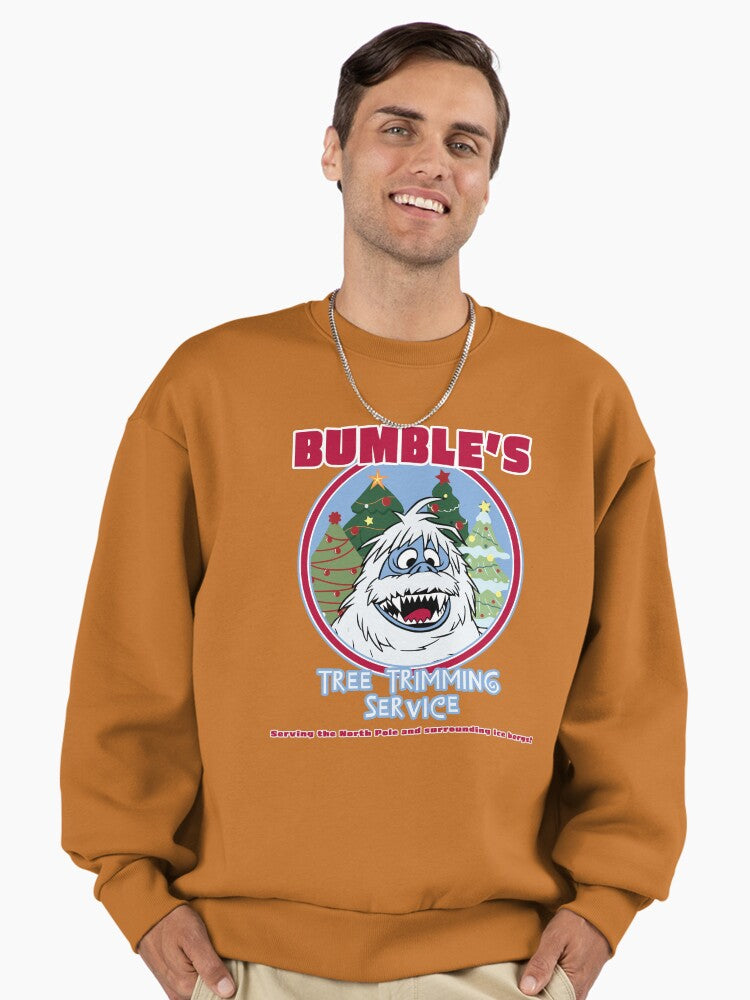 Bumble's Tree Trimming Service Premium Oversized Sweatshirt | Premium Unisex T-Shirt, Trending Graphic Tee