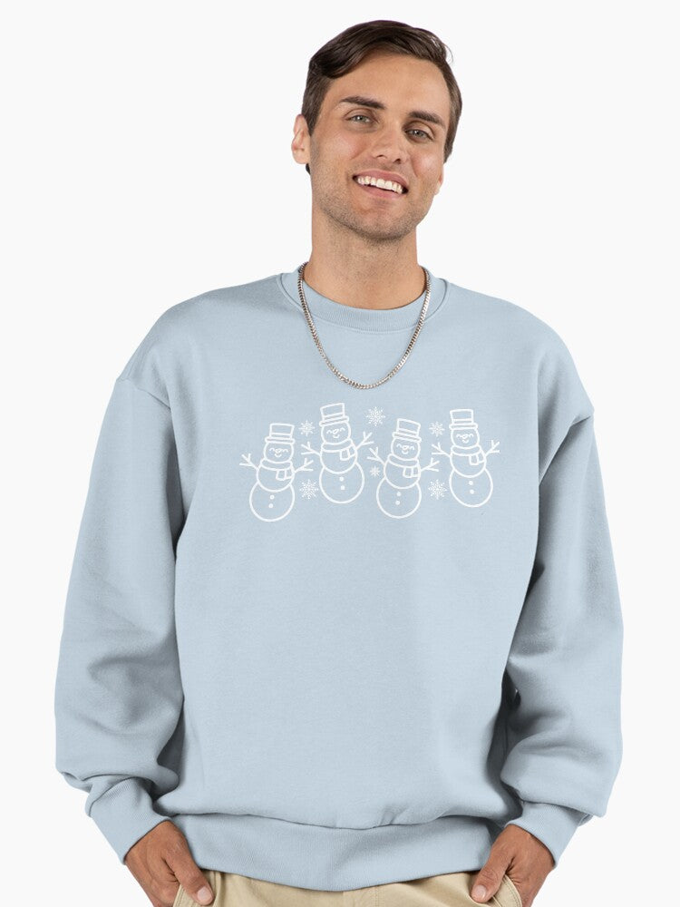 Snowman Shirt, Cute Christmas Tshirt for Women, Snowmen Tee, Holiday T Shirt, Trendy Winter Premium Oversized Sweatshirt | Premium Unisex T-Shirt, Trending Graphic Tee
