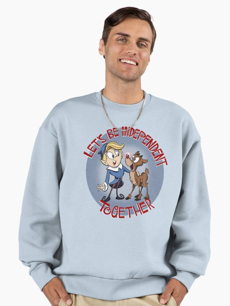 Let's be independent together! Premium Oversized Sweatshirt | Premium Unisex T-Shirt, Trending Graphic Tee