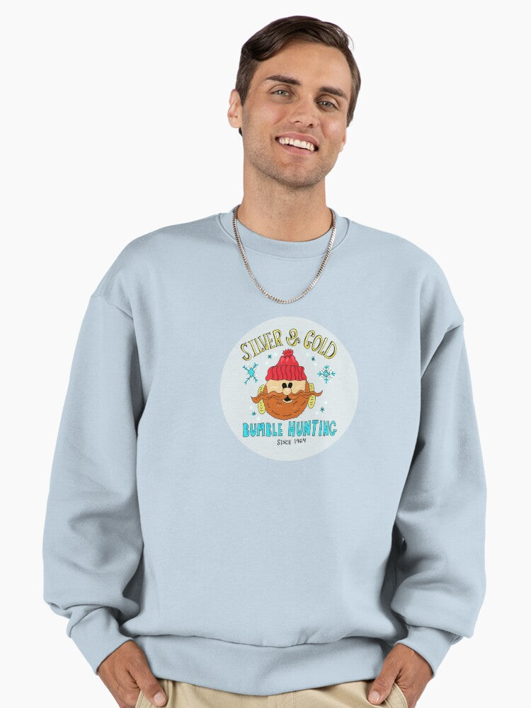 Bumble Hunting Premium Oversized Sweatshirt | Premium Unisex T-Shirt, Trending Graphic Tee