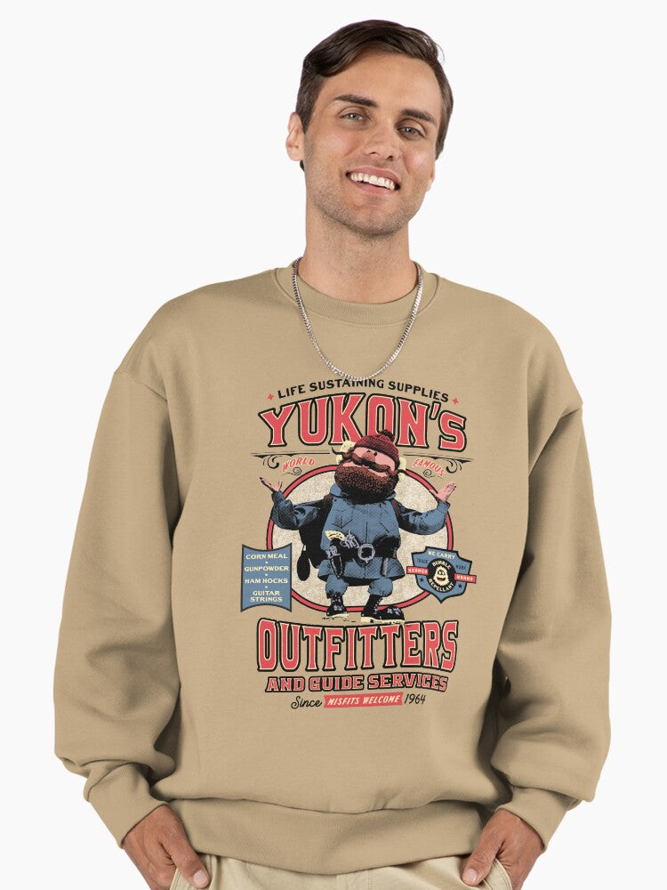 Yukon's Outfitters and Guide Services Premium Oversized Sweatshirt | Premium Unisex T-Shirt, Trending Graphic Tee