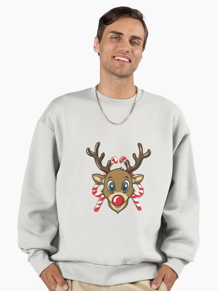 Rudolph the red nose reindeer project 1 Premium Oversized Sweatshirt | Premium Unisex T-Shirt, Trending Graphic Tee