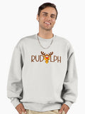 Rudolph the reindeer Premium Oversized Sweatshirt | Premium Unisex T-Shirt, Trending Graphic Tee