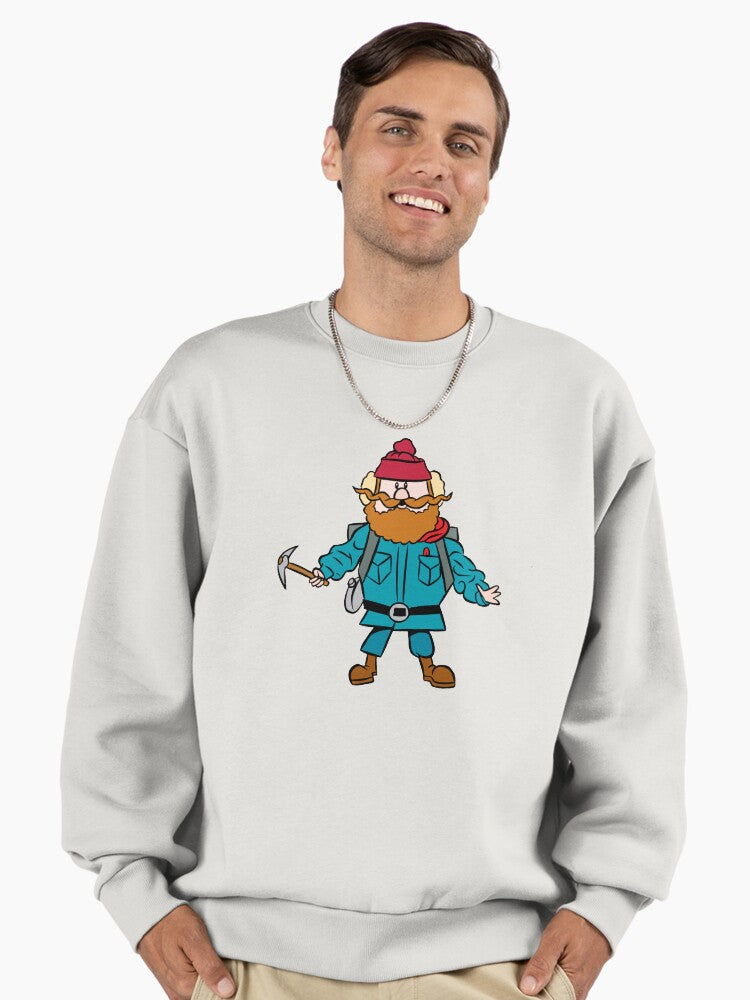 Rudolph the Red-Nosed Reindeer Yukon Cornelius Premium Oversized Sweatshirt | Premium Unisex T-Shirt, Trending Graphic Tee