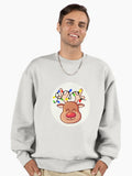 Reindeer Premium Oversized Sweatshirt | Premium Unisex T-Shirt, Trending Graphic Tee