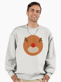 Classic Rudolph Simple Design Premium Oversized Sweatshirt | Premium Unisex T-Shirt, Trending Graphic Tee