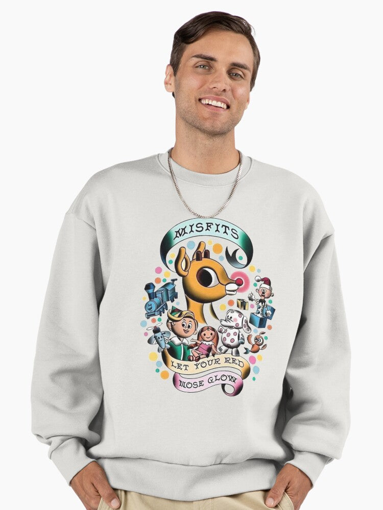 Rudolph’s Misfits Premium Oversized Sweatshirt | Premium Unisex T-Shirt, Trending Graphic Tee