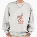 "Chrismas Dog with Snowflakes" Premium Oversized Sweatshirt for Sale by DramaandDoodles