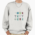 "ALPHABET LORE Your text here in neon blue" Premium Oversized Sweatshirt for Sale by Totkisha1