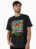 Limp Bizkit Comic Book Blast AI Generated Pop Art Explosive Design Premium T Shirt T Shirt Premium Print