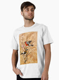 Citron Songbird, Flower, Spring, Hummingbird Premium T-Shirt