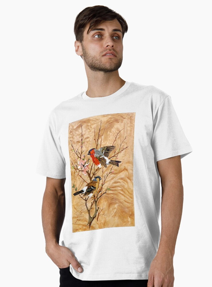 Citron Songbird, Flower, Spring, Hummingbird Premium T-Shirt