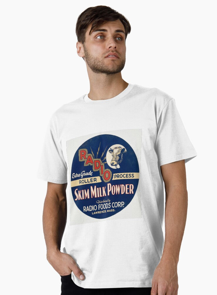 STK501676A-Vintage ad for extra grade roller process skim milk powder Premium T-Shirt | Graphic T-Shirt for Unisex