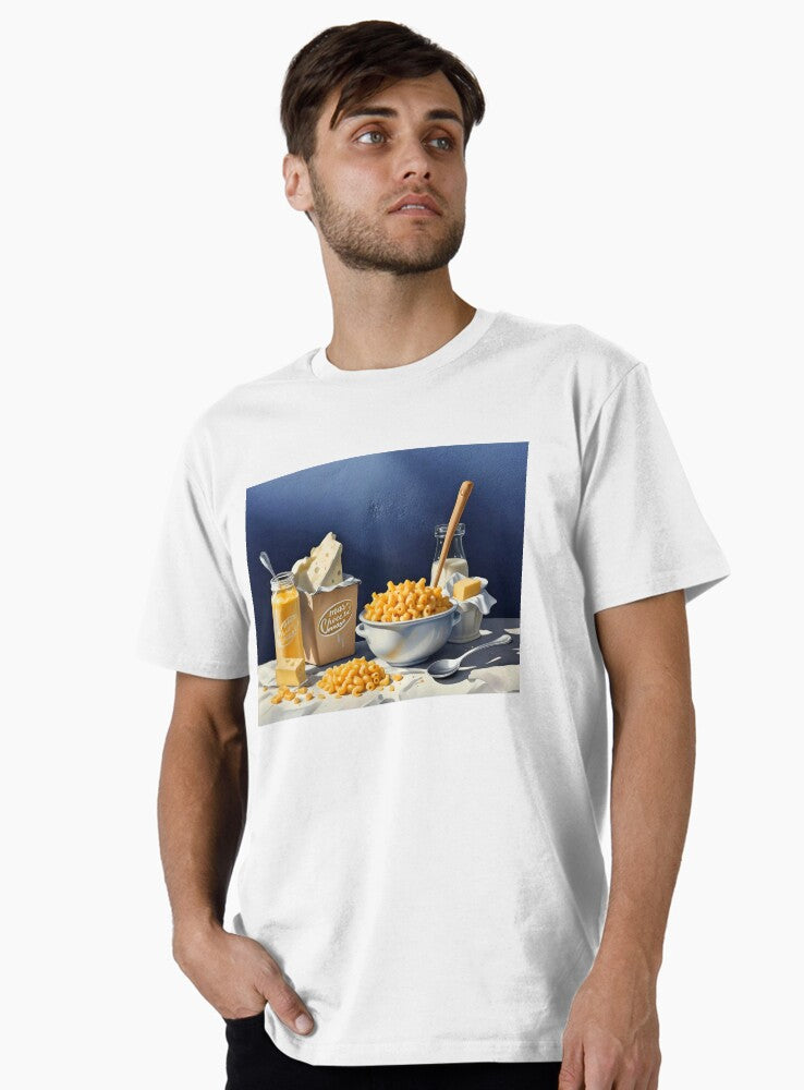 MACARONI & CHEESE COMFORT FOOD SCENE STILL LIFE 2 Premium T-Shirt