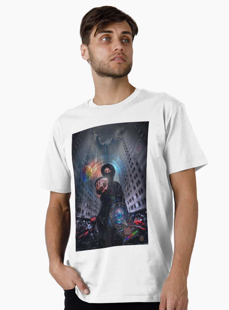 Projecting the Future Premium T Shirt T Shirt Comfort Fit Modern Aesthetic