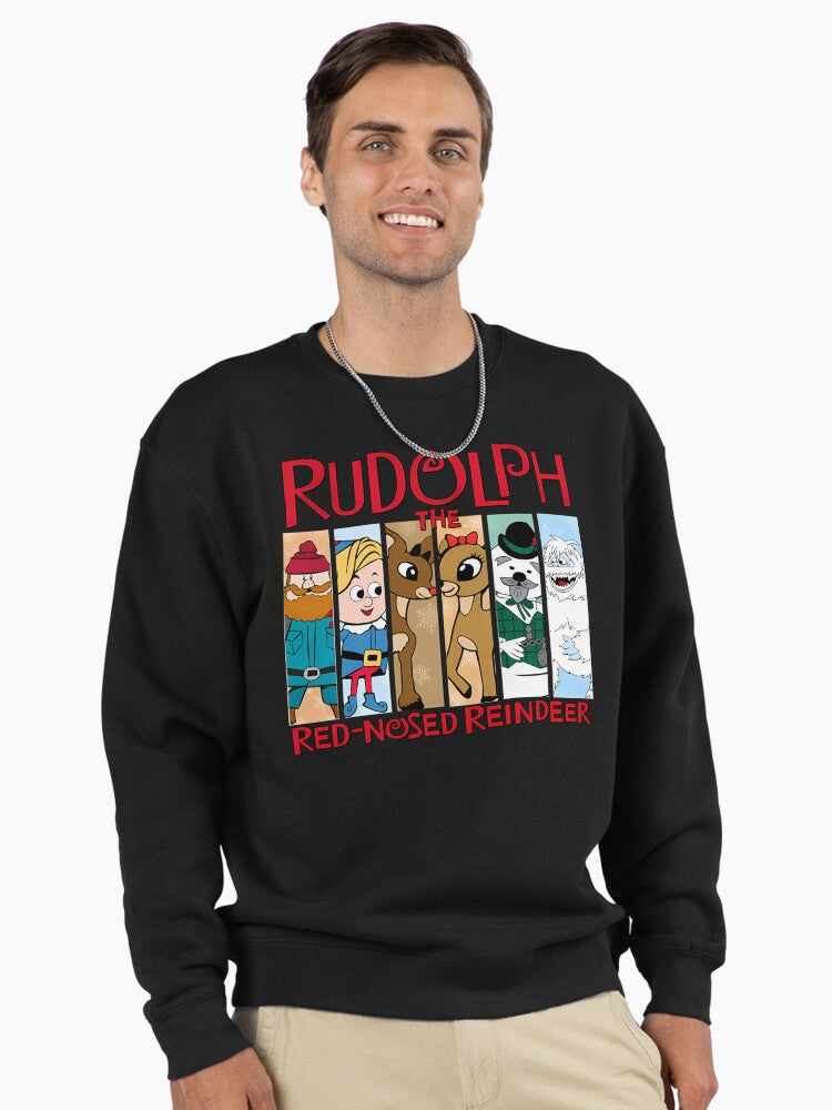 Funny Rudoplh Xmas Movie Vintage Christmas Movies Pullover Sweatshirt | Premium Unisex T-Shirt, Trending Graphic Tee