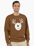 Cute Rudolph Merry Christmas Pullover Sweatshirt | Premium Unisex T-Shirt, Trending Graphic Tee
