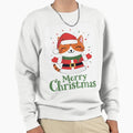 "chrismas cat" Pullover Sweatshirt for Sale by mrkamilus