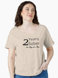 Two Year Sobriety Anniversary Birthday; Design for the Sober Person Living One Day At a Time