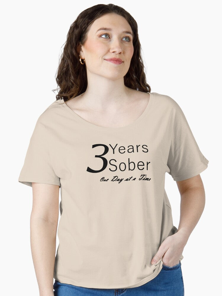 Three Year Sobriety Anniversary Birthday; Design for the Sober Person Living One Day At a Time