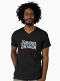 Unbeatable Dragon Martial Arts Vintage Movie Kung Fu Gift V-neck T-shirt | Trendy Graphic Tee | Casual Unisex T-shirt