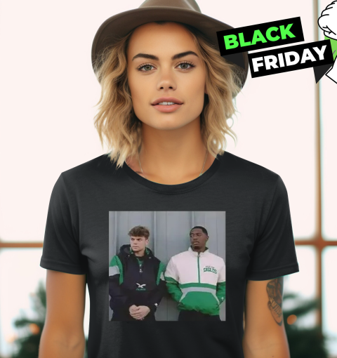 Cooper Dejean X Quinyon Mitchell Eagles Football Women039S T Shirt