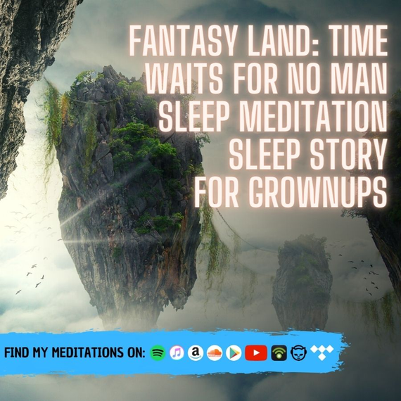 Fantasy Land Time Waits for No Man | Fantasy Graphic Tee for Everyday Style