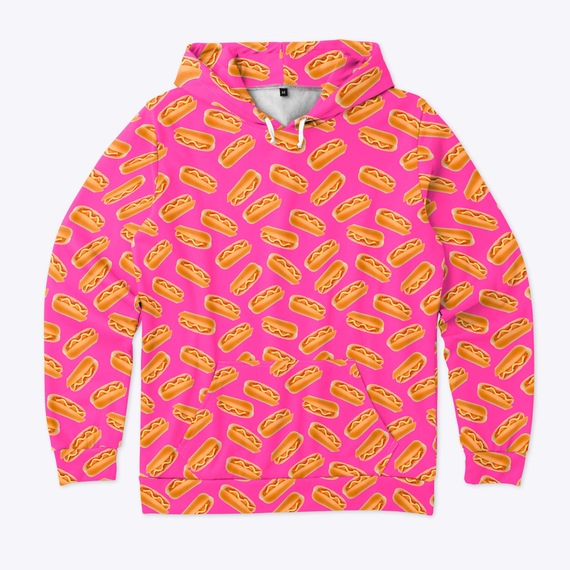 All Over Glizzy Hoodie | Premium Unisex T-Shirt