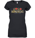 Born2Vegas Las Vegas Vlog Logo Women039S V Neck T Shirt