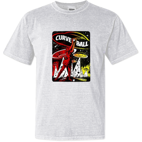 Curve Ball Dyed Heavyweight T Shirt