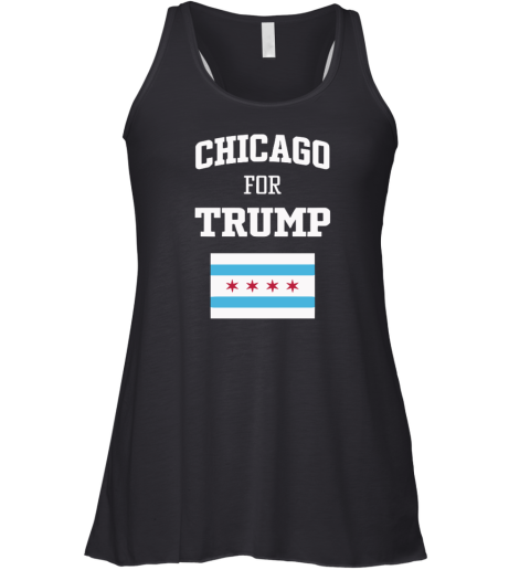 Chicago For Trump Racerback Tank