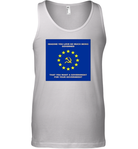 Elon Musk The European Union Socialist Flag Shirt Political Satire Tank Top