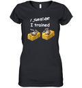 Barn Hunt I Swear I Trained Two Laughing Rats Women039S V Neck T Shirt