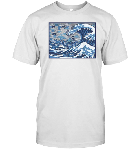 Blue Wave Cat For Kamala T Shirt