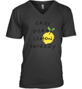Easy Peasy Lemon Squeezy Saying V Neck T Shirt