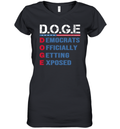 Doge Democrats Officially Getting Exposed Women039S V Neck T Shirt