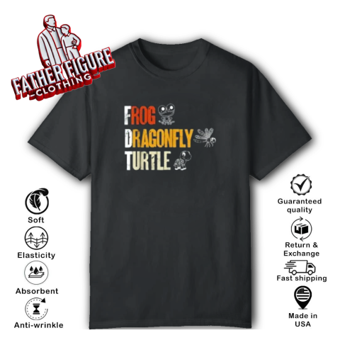 Fdt Frog Dragonfly Turtle T Shirt