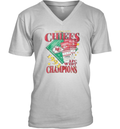 Ashton Gillotte Kansas City Chiefs 1993 Champions V Neck T Shirt