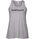 Bratwurst Funny Brat Racerback Tank