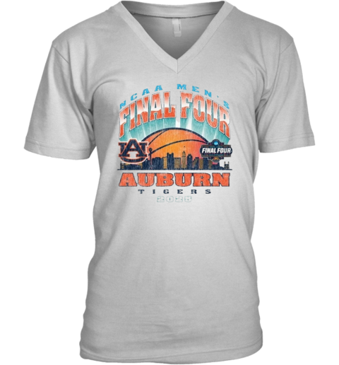 Auburn Final Four Shirt 2025 Ncaa Basketball V Neck T Shirt