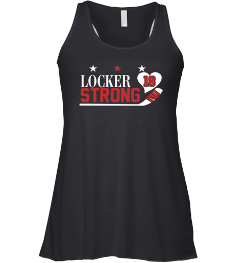 Craig Laughlin Locker Strong18 Heart Hockey Racerback Tank