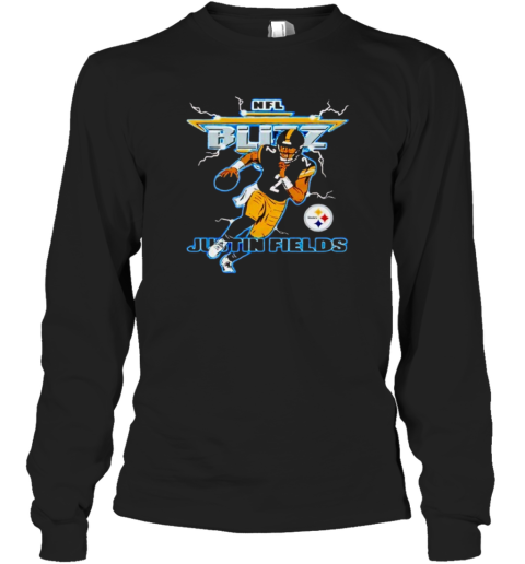 Blizz Justin Fields Pittsburgh Steelers Long Sleeve T Shirt
