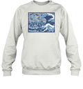 Blue Wave Cat For Kamala Sweatshirt