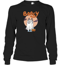 Bluey Ghost Boo Booey Halloween 2024 Long Sleeve T Shirt