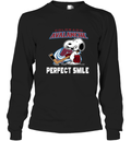 Colorado Avalanche Snoopy Perfect Smile The Peanuts Long Sleeve T Shirt