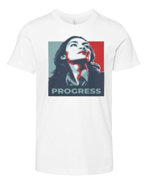 Alexandria Ocasio Cortez Aoc Progress Premium Youth T Shirt