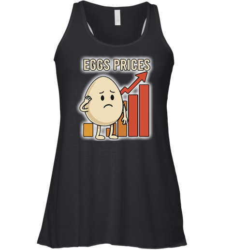 Eggs Rising Prices Racerback Tank