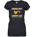 Chicken First Country Last Shirt Trump Taco Women039S V Neck T Shirt