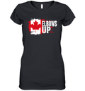 Elbows Up Canada Strong Women039S V Neck T Shirt