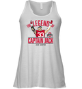 Captain Jack Sawyer The Legend Of Ohio State Racerback Tank